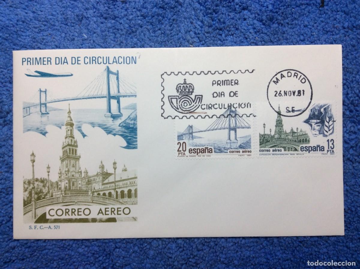 Sellos: ESPA&Ntilde;A. 1981 SOBRE PRIMER D&Iacute;A (1BBF30) - Foto 1