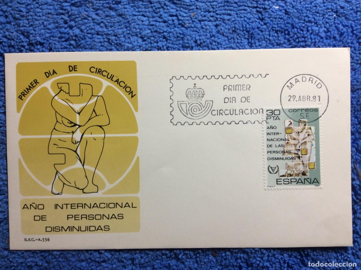 Sellos: ESPA&Ntilde;A. 1981 SOBRE PRIMER D&Iacute;A (1BBF32) - Foto 1