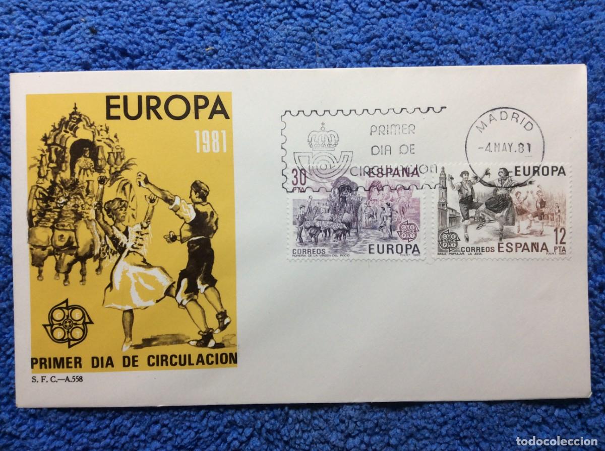 Sellos: ESPA&Ntilde;A. 1981 SOBRE PRIMER D&Iacute;A (1BBF33) - Foto 1