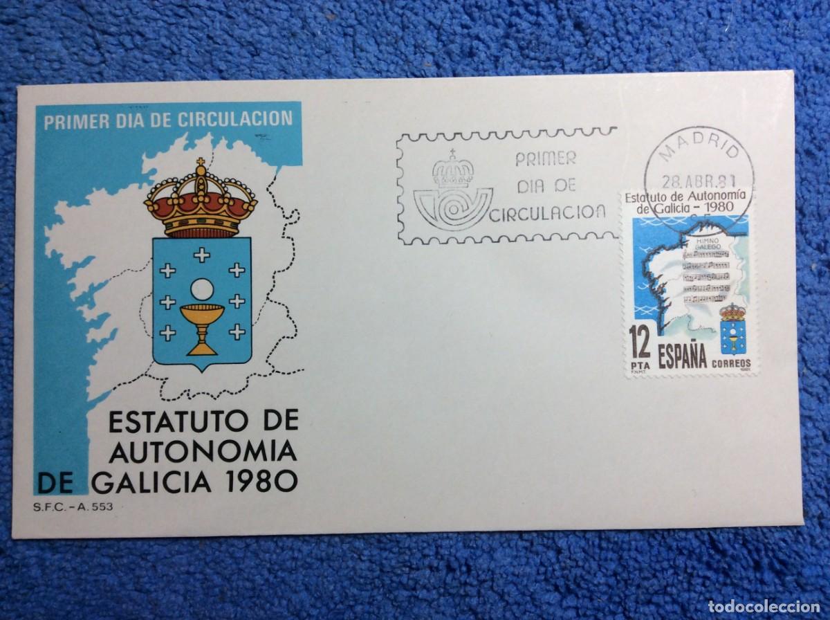 Sellos: ESPA&Ntilde;A. 1981 SOBRE PRIMER D&Iacute;A (1BBF35) - Foto 1