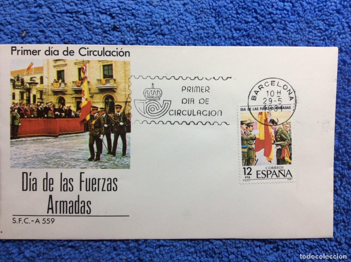 Sellos: ESPA&Ntilde;A. 1981 SOBRE PRIMER D&Iacute;A (1BBF38) - Foto 1