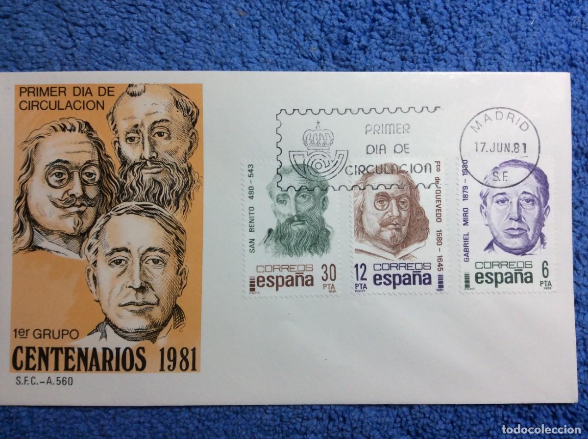 Sellos: ESPA&Ntilde;A. 1981 SOBRE PRIMER D&Iacute;A (1BBF40) - Foto 1