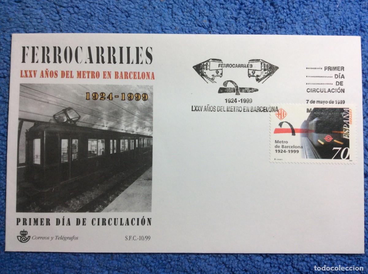 Sellos: ESPA&Ntilde;A. 1999 SOBRE PRIMER D&Iacute;A (1BBF51) - Foto 1