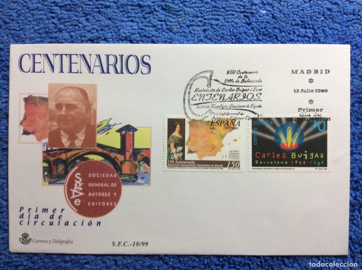 Sellos: ESPA&Ntilde;A. 1999 SOBRE PRIMER D&Iacute;A (1BBF60) - Foto 1