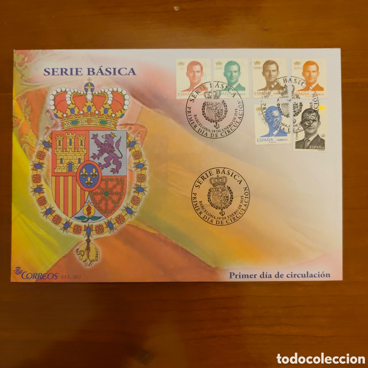 Sellos: SPD. SERIE BASICA 2015. - Foto 1