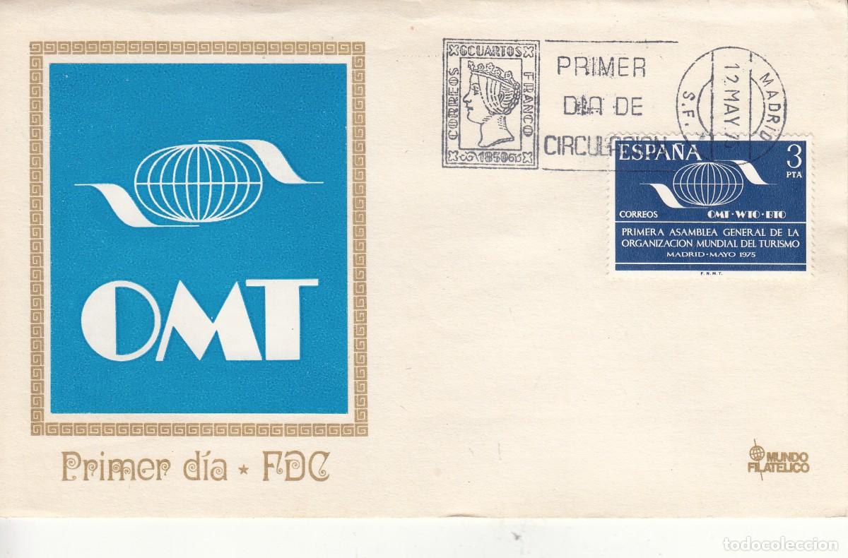 Sellos: SOBRE: 1975 MADRID. OMT - Foto 1