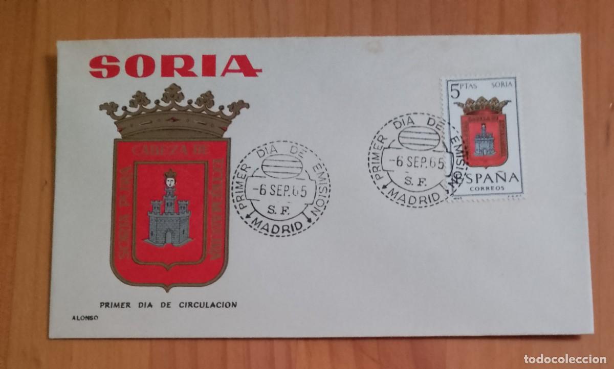 Sellos: SOBRE PRIMER DIA - SORIA - Foto 1