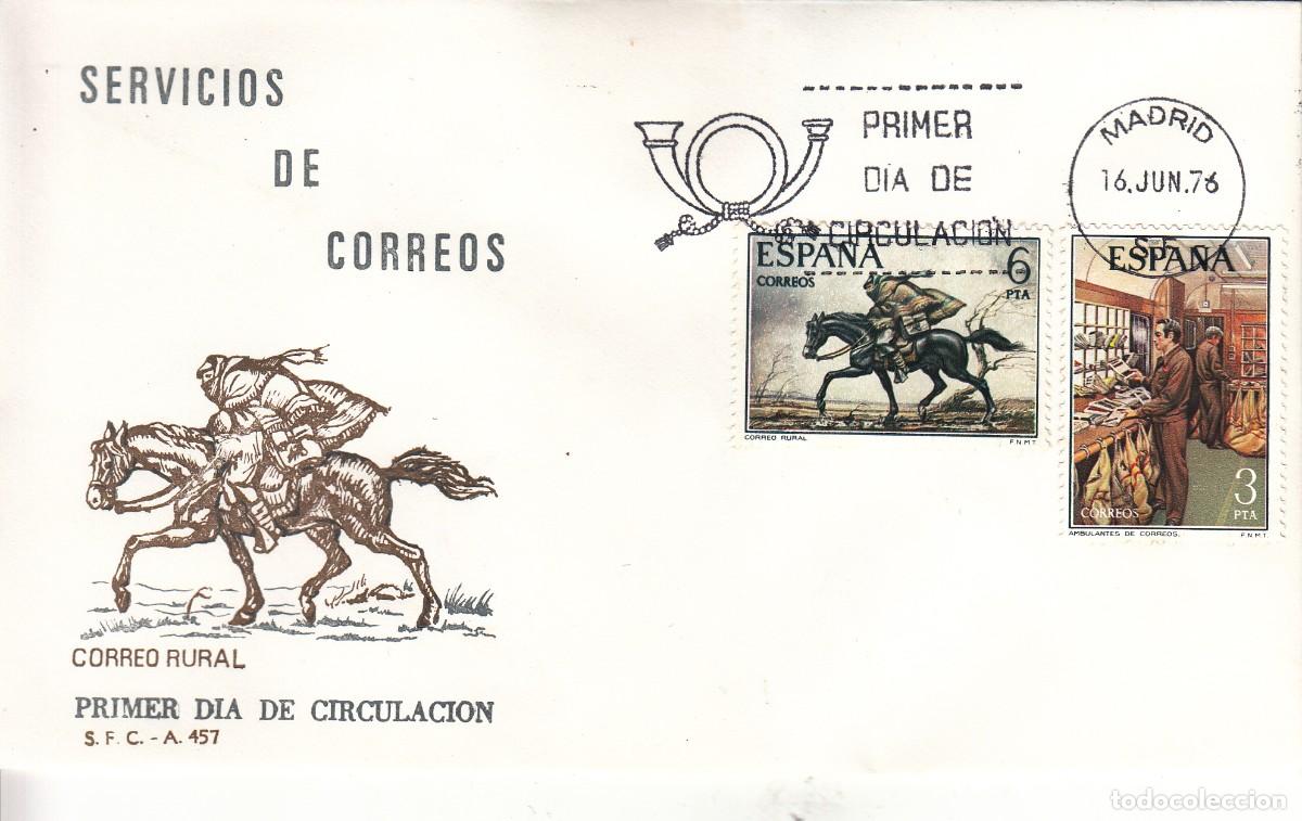Sellos: SOBRE 1976: MADRID. SERVICIO DE CORREOS - Foto 1