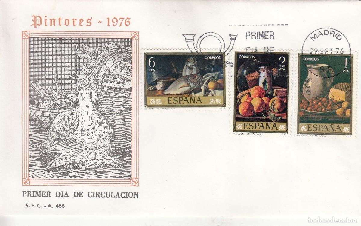 Sellos: SOBRE 1976: MADRID. PINTORES 1976 - Foto 1