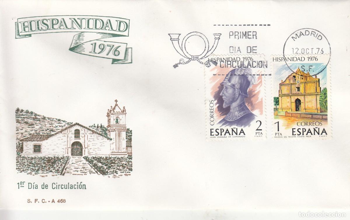 Sellos: SOBRE 1976: MADRID. HISPANIDAD - Foto 1