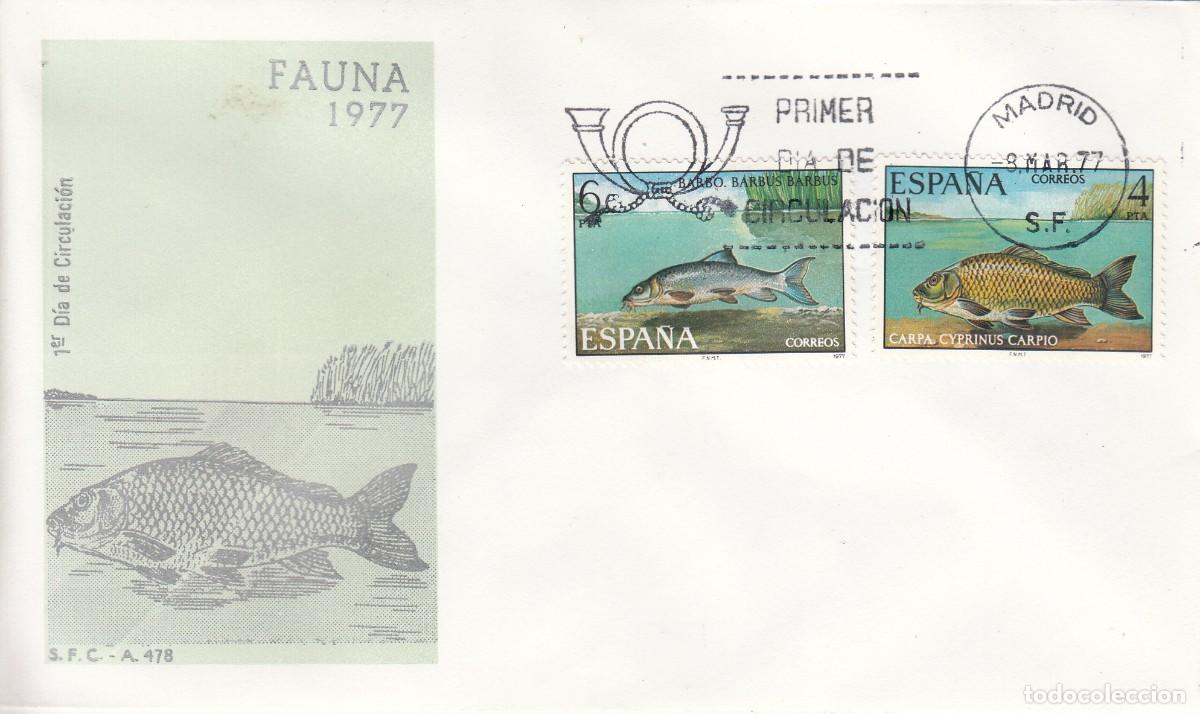 Sellos: SOBRE 1977: MADRID. FAUNA - Foto 1