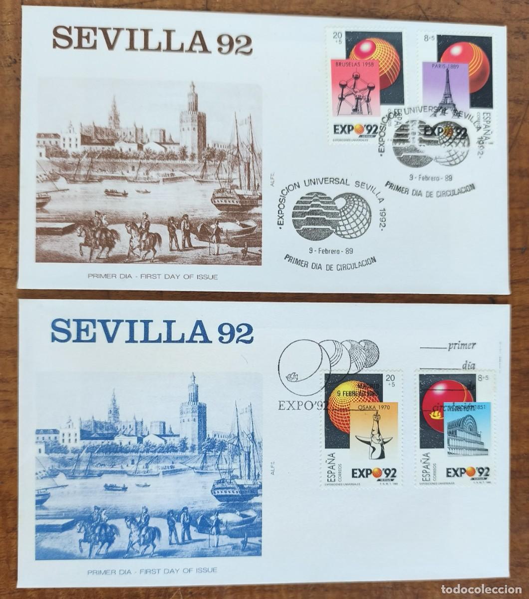 Sellos: SEVILLA 92 -- EXPOSICIONES UNIVERSALES - Foto 1