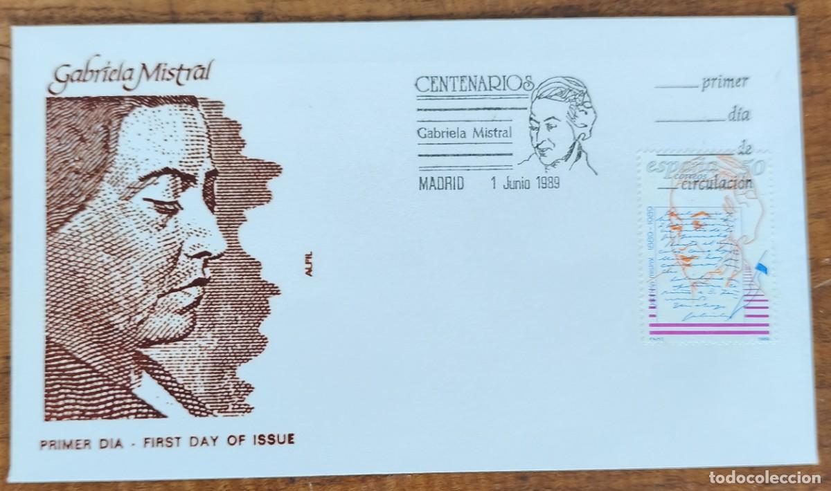 Sellos: CENTENARIOS -- GABRIELA MISTRAL - Foto 1