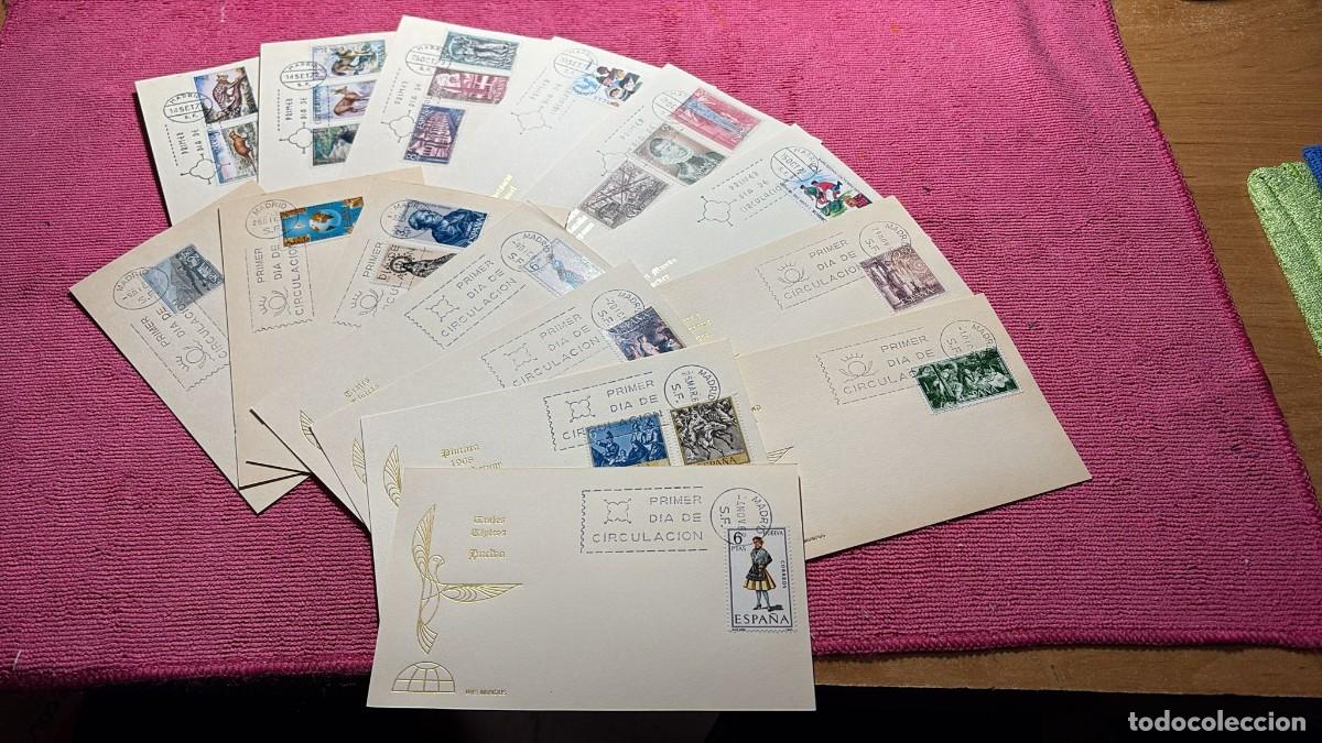 Sellos: ESPA&Ntilde;A. LOTE DE 15 TARJETAS DE PRIMER D&Iacute;A VARIADAS (2LLA250) - Foto 1