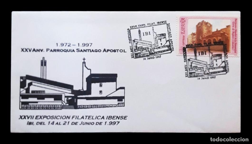 Sellos: ESPA&Ntilde;A 1997 SPD EXPOSICI&Oacute;N FILAT&Eacute;LICA IBENSE. - Foto 1