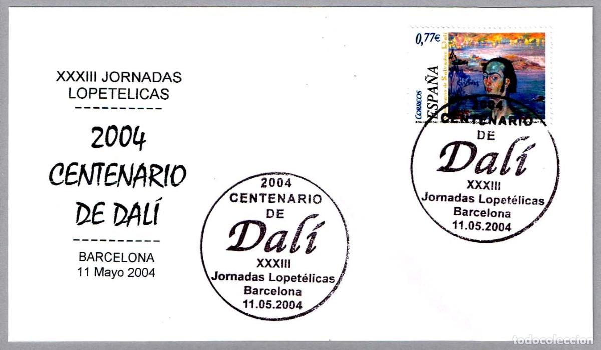 Sellos: Matasellos CENTENARIO DE DALI. Barcelona 2004 - Foto 1