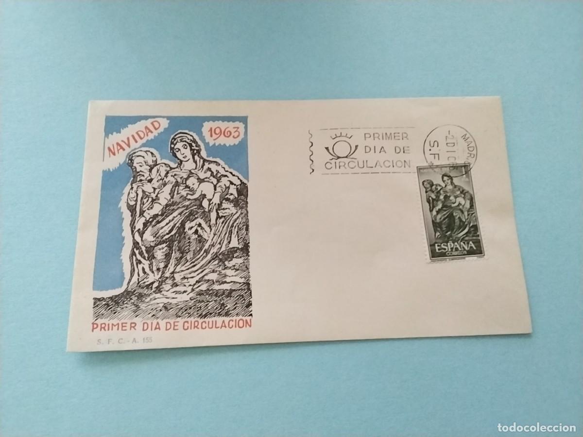 Sellos: Sobres primer dia Espa&ntilde;a Navidad - Foto 1
