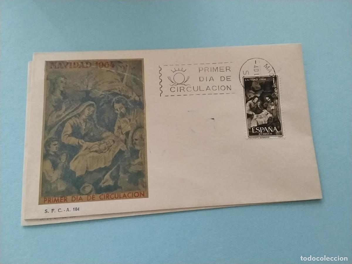 Sellos: Sobres primer dia Espa&ntilde;a Navidad - Foto 1