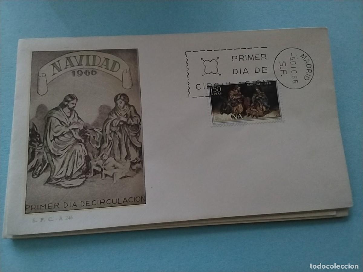 Sellos: Sobres primer dia Espa&ntilde;a Navidad - Foto 1