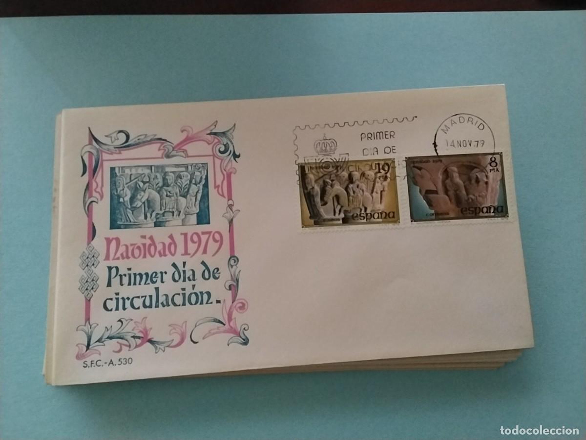 Sellos: Sobres primer dia Espa&ntilde;a Navidad - Foto 1