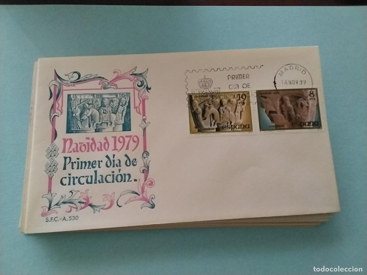Sellos: Sobres primer dia Espa&ntilde;a Navidad - Foto 1