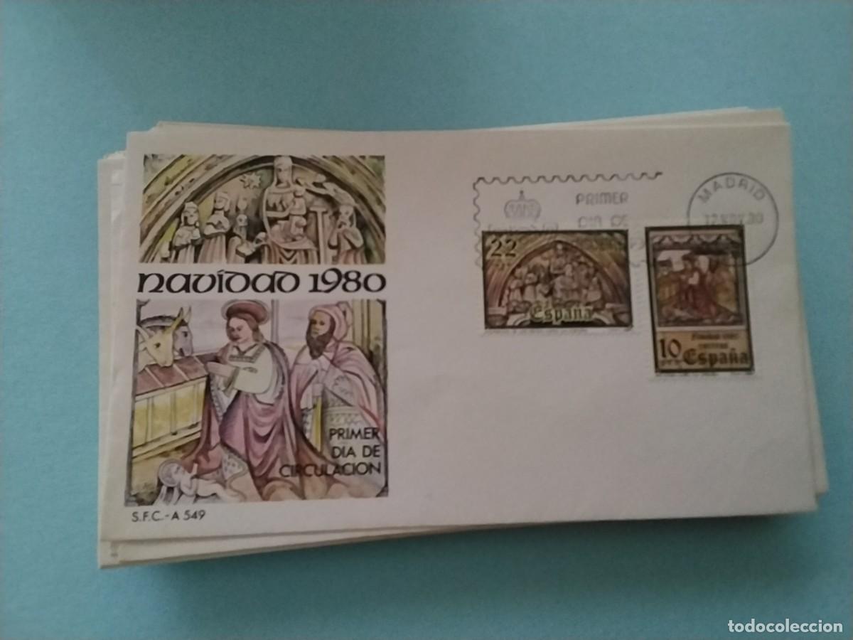 Sellos: Sobres primer dia Espa&ntilde;a Navidad - Foto 1