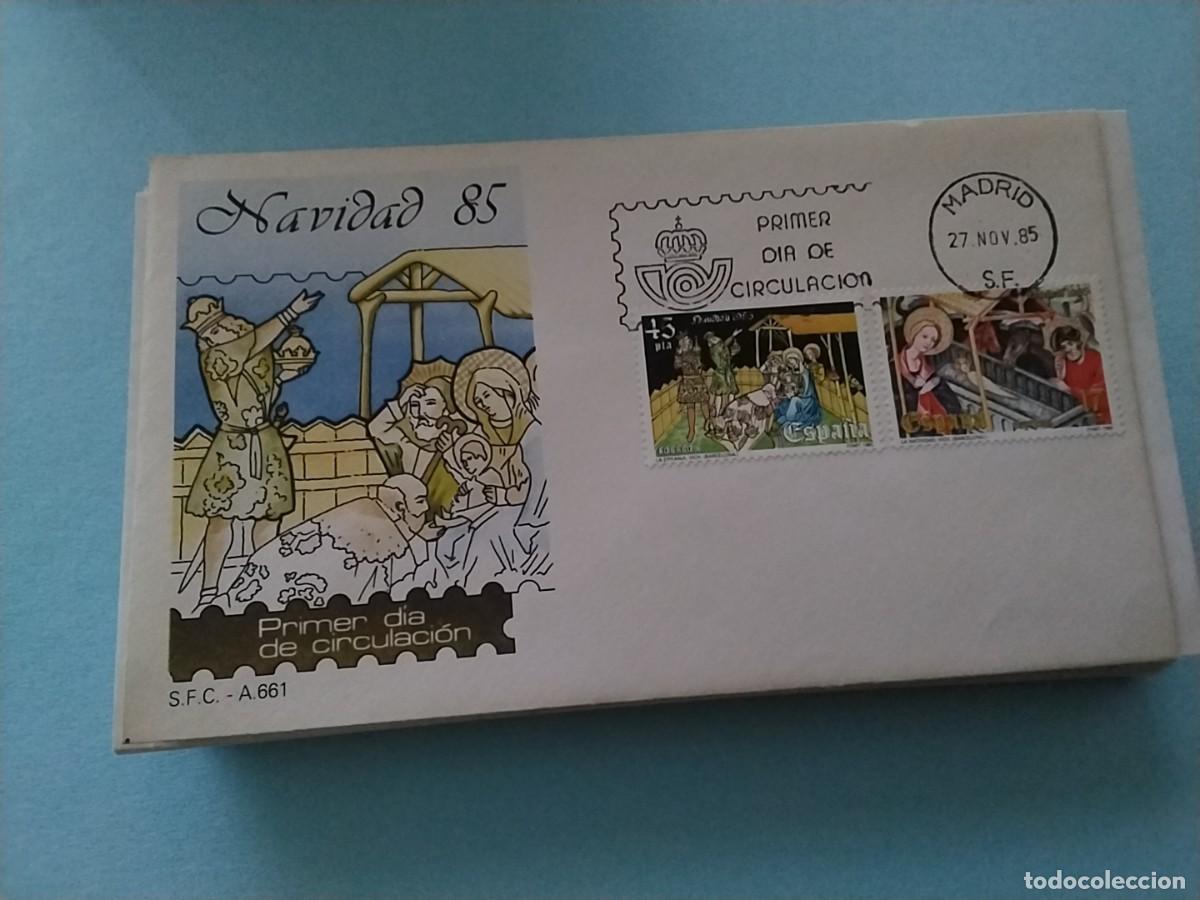 Sellos: Sobres primer dia Espa&ntilde;a Navidad - Foto 1