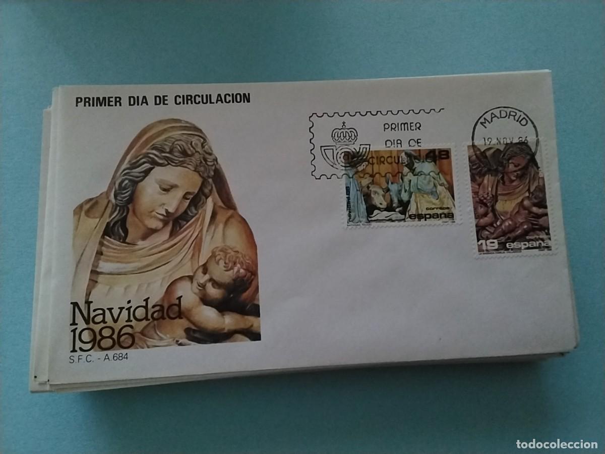 Sellos: Sobres primer dia Espa&ntilde;a Navidad - Foto 1