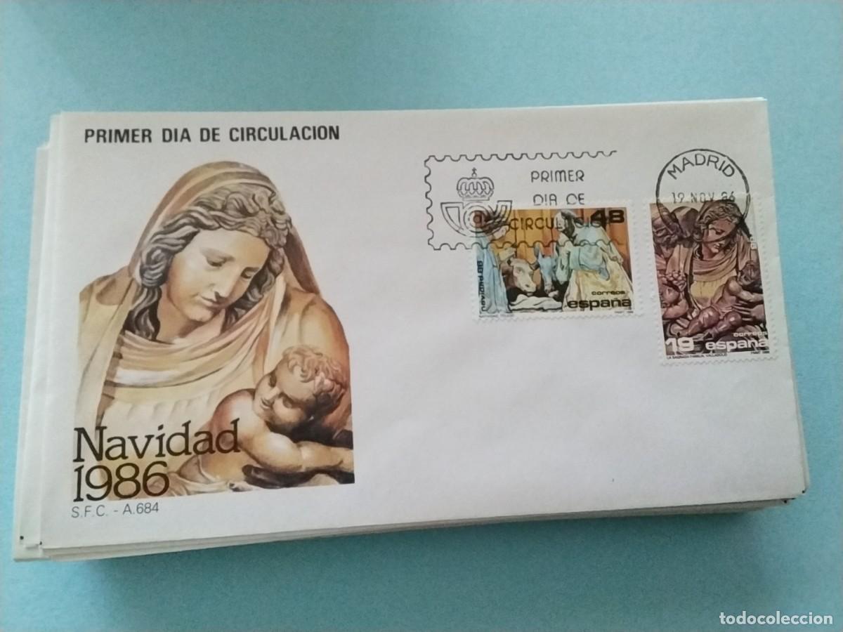Sellos: Sobres primer dia Espa&ntilde;a Navidad - Foto 1