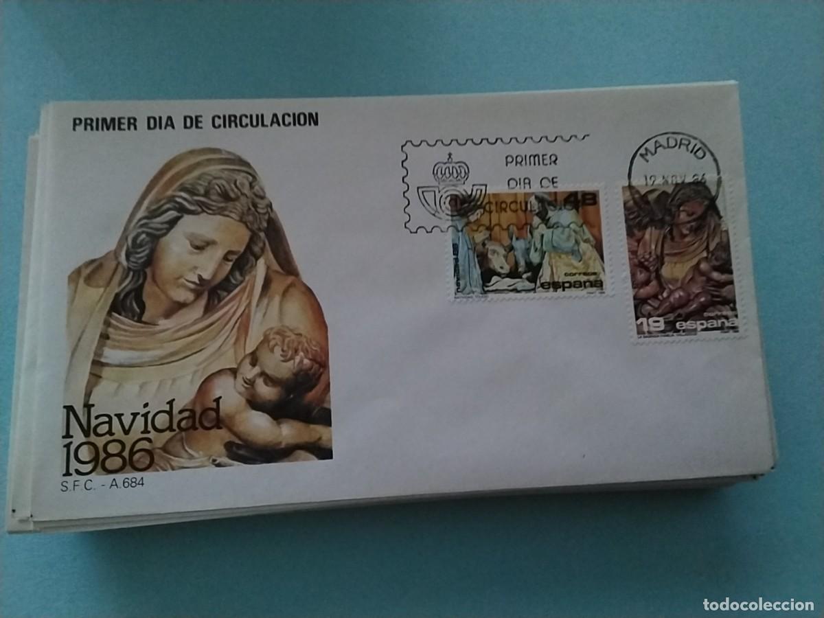 Sellos: Sobres primer dia Espa&ntilde;a Navidad - Foto 1