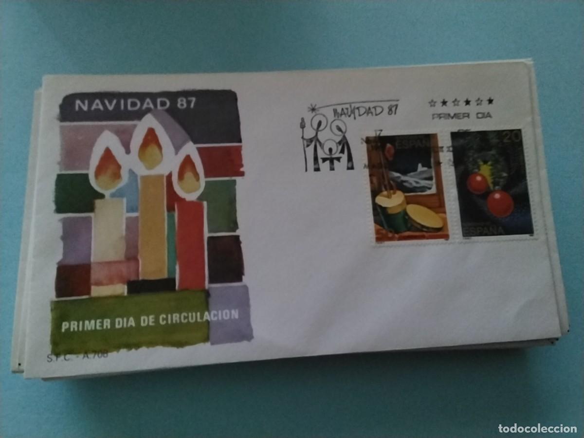 Sellos: Sobres primer dia Espa&ntilde;a Navidad - Foto 1
