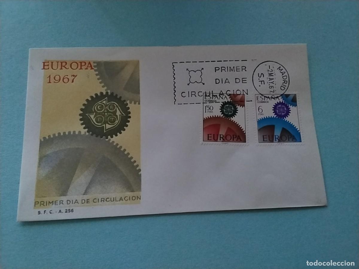 Sellos: Sobres primer dia Espa&ntilde;a tema Europa - Foto 1