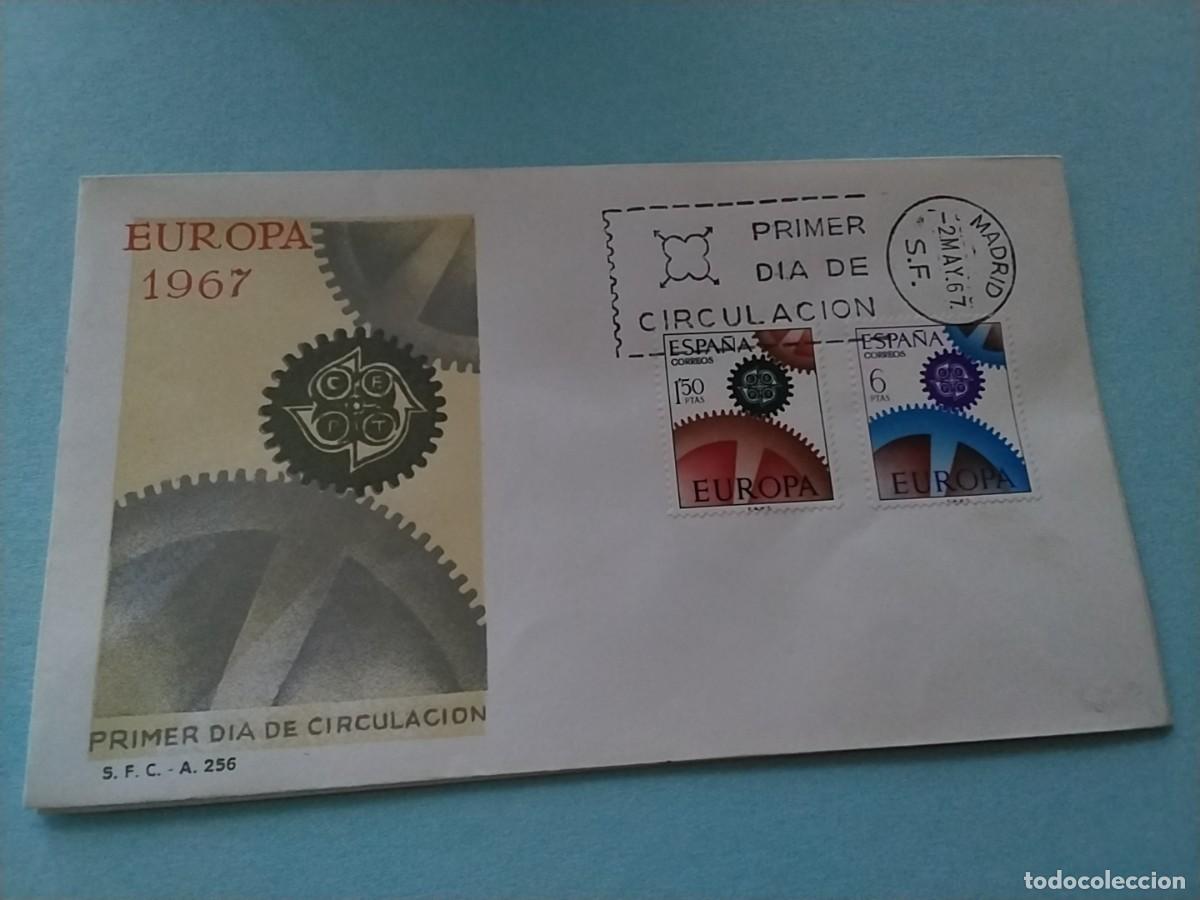 Sellos: Sobres primer dia Espa&ntilde;a tema Europa - Foto 1