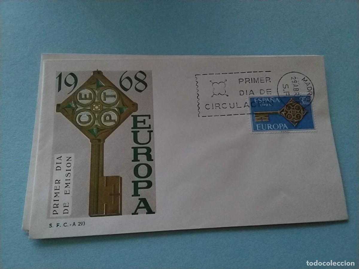 Sellos: Sobres primer dia Espa&ntilde;a tema Europa - Foto 1