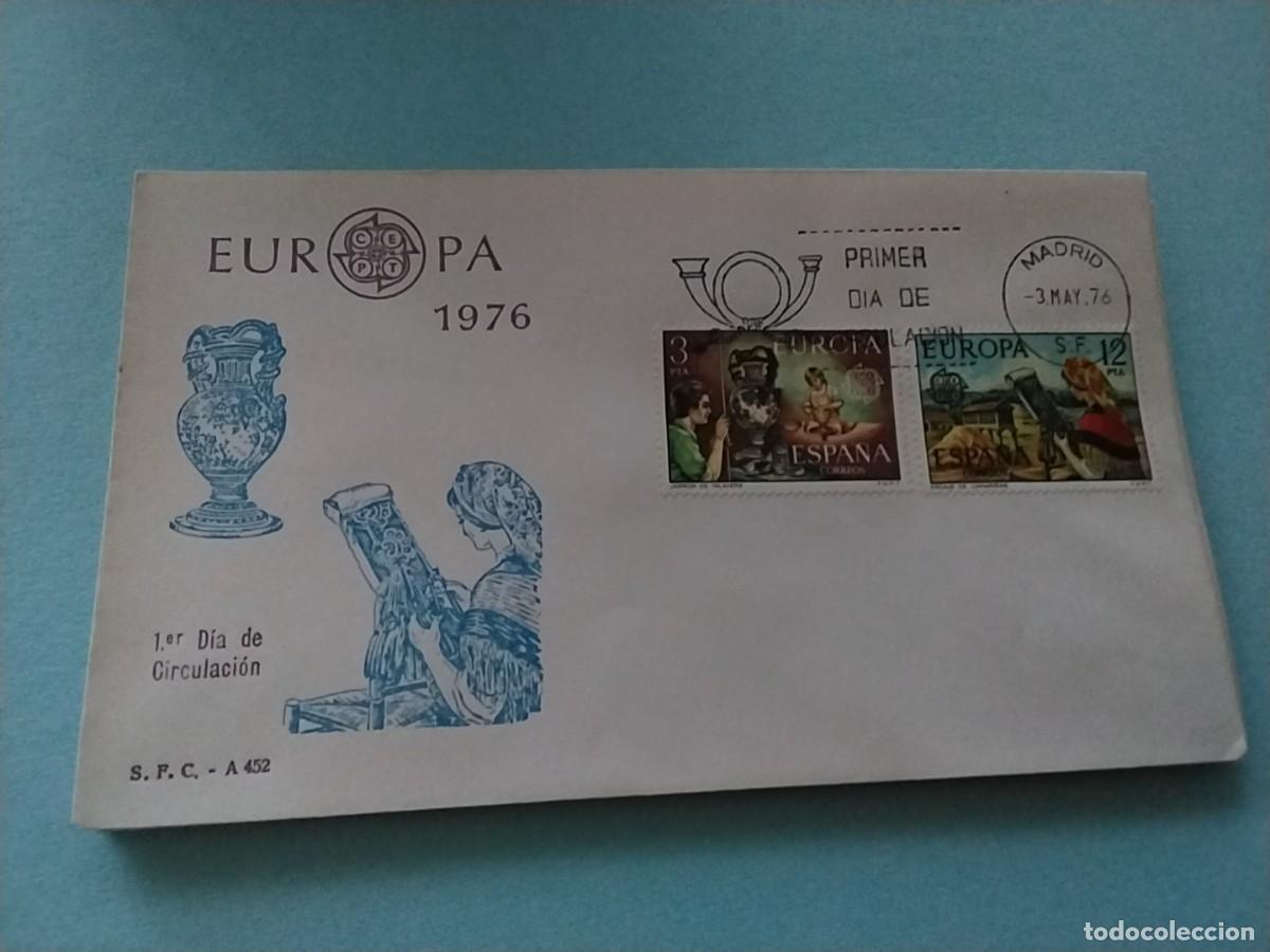 Sellos: Sobres primer dia Espa&ntilde;a tema Europa - Foto 1
