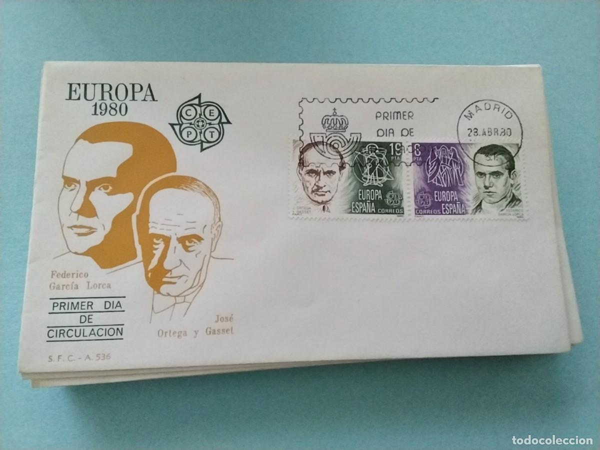 Sellos: Sobres primer dia Espa&ntilde;a tema Europa - Foto 1
