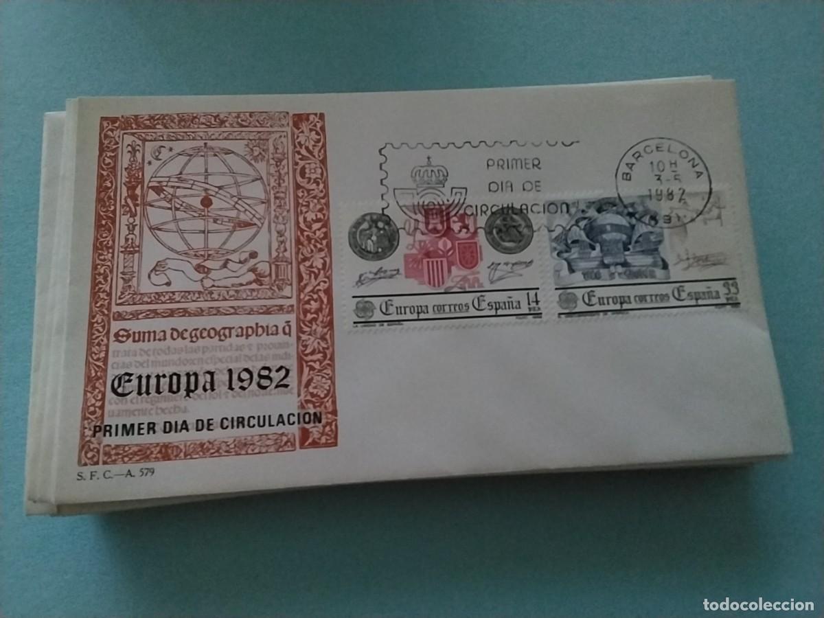 Sellos: Sobres primer dia Espa&ntilde;a tema Europa - Foto 1