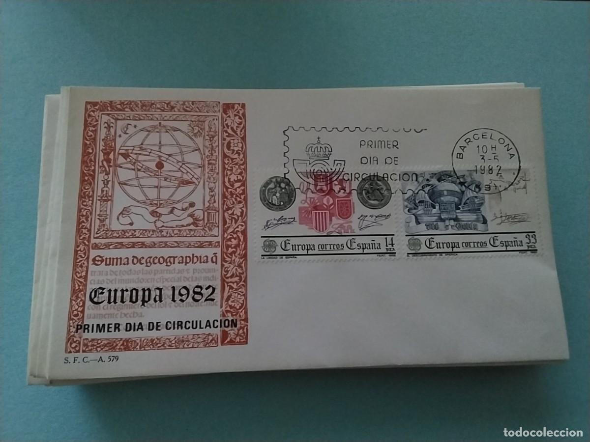 Sellos: Sobres primer dia Espa&ntilde;a tema Europa - Foto 1