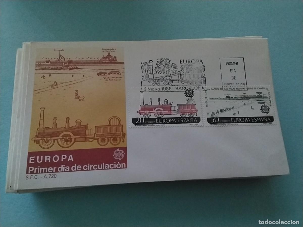Sellos: Sobres primer dia Espa&ntilde;a tema Europa - Foto 1