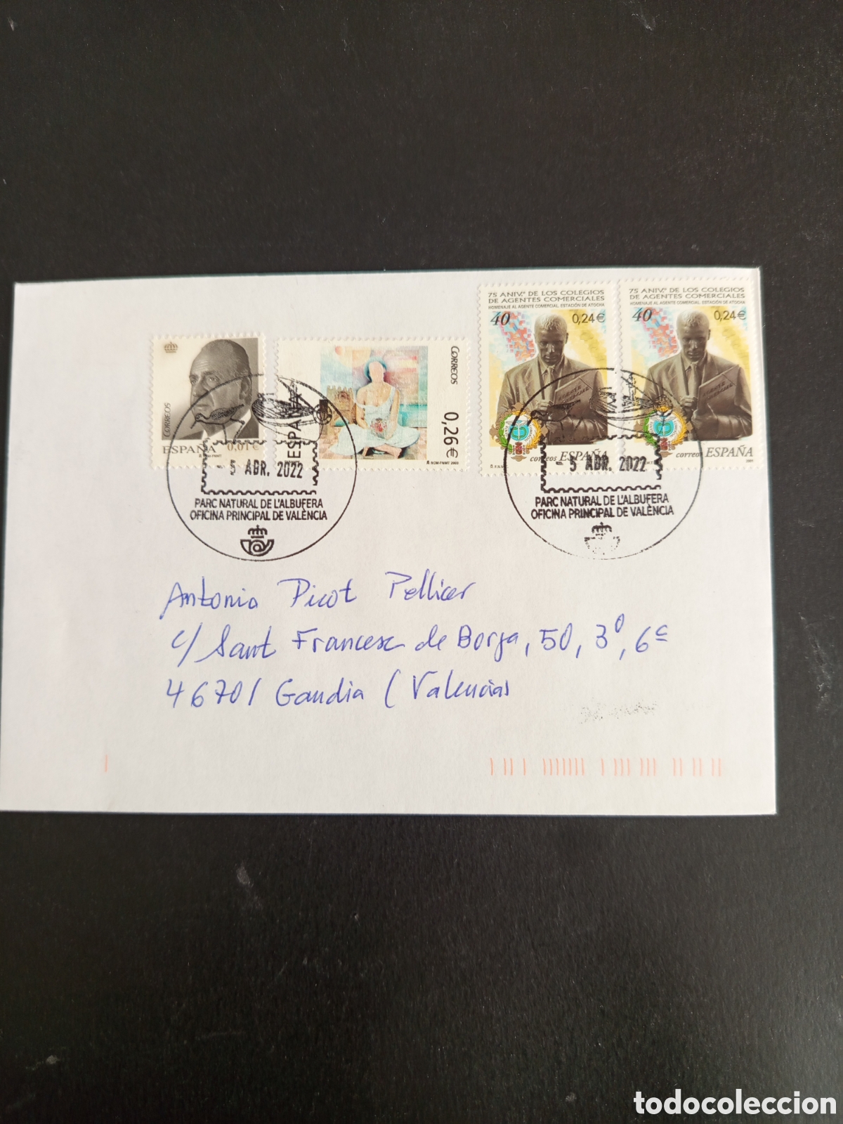 Sellos: Espa&ntilde;a, 2022. Carta y Matasello Tur&iacute;stico &rdquo; Parc Natural de L'Albufera&rdquo;. Pedido m&iacute;nimo 3 &euro;. Ver foto