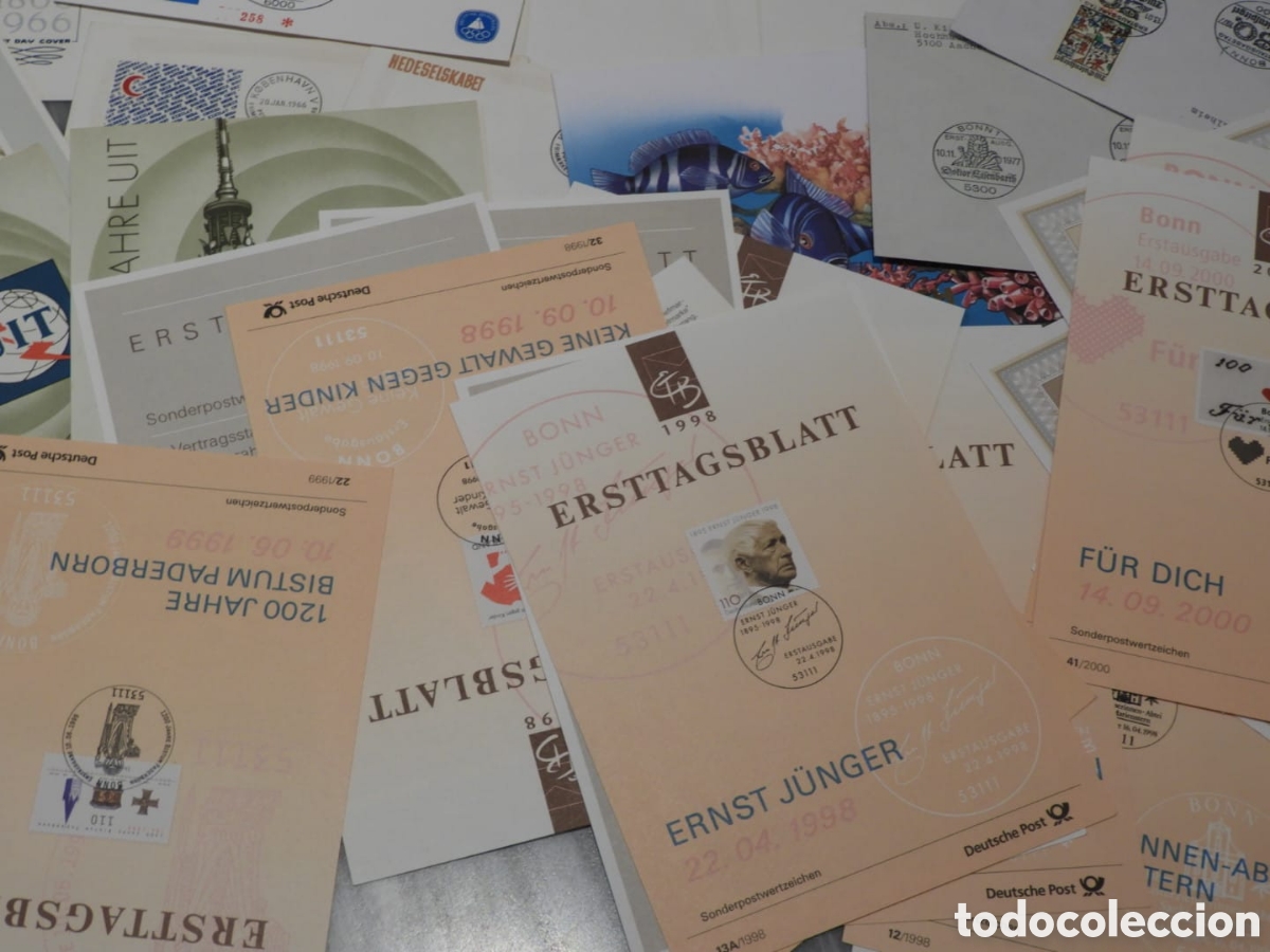 Sellos: Colecci&oacute;n Sobres Primer D&iacute;a - Foto 9