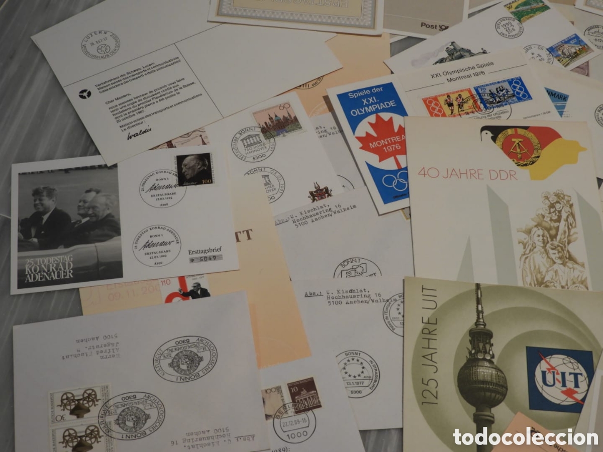 Sellos: Colecci&oacute;n Sobres Primer D&iacute;a - Foto 16