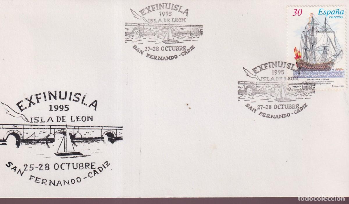 Stamps: SAN FERNANDO - CADIZ - EXFINUISLA 1995 ISLA DE LEON