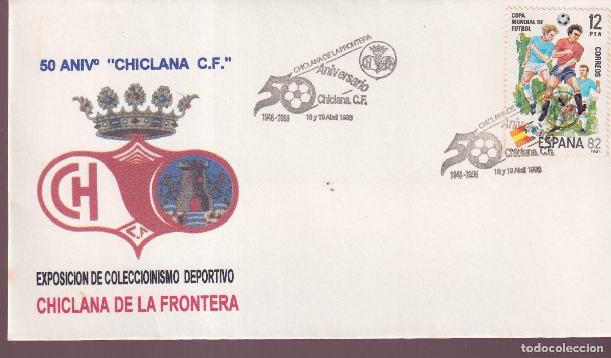 Sellos: 50 ANIVERSARIO CHICLANA C.F. - 1998 - EN SOBRE