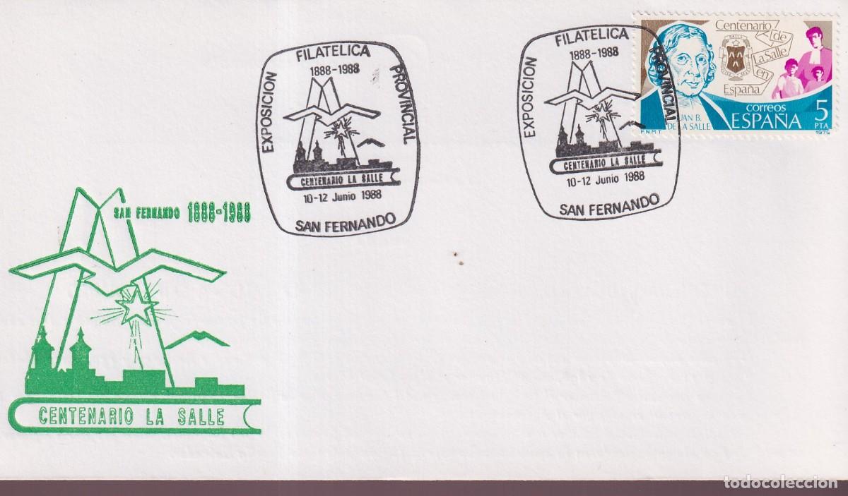 Sellos: SAN FERNANDO EXPOSICION FILATELICA CENTERARIO LA SALLE - 1988 - FOTO ADICIONAL