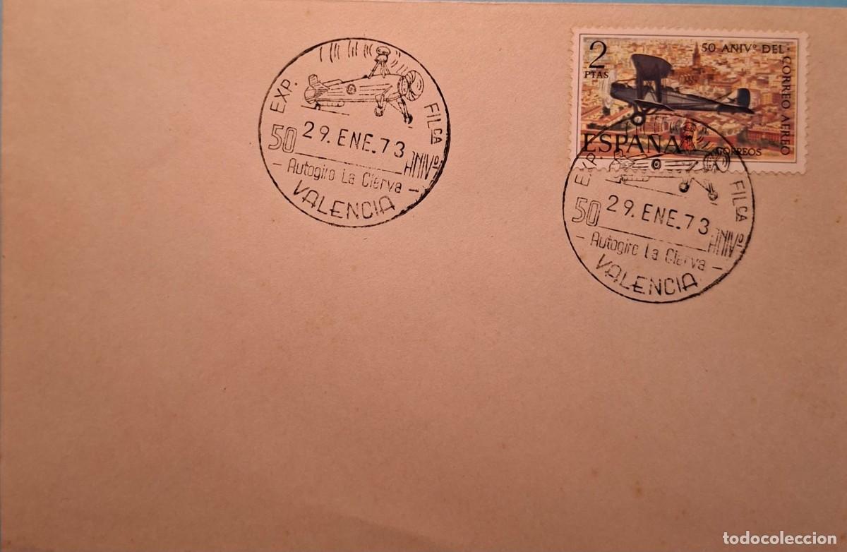 Sellos: Sobre con matasellos especial, valencia