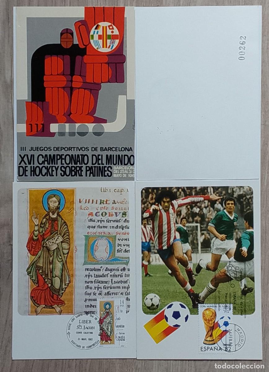 Sellos: TARJETAS POSTALES EXPOSICIONES FILAT&Eacute;LICAS - Foto 1
