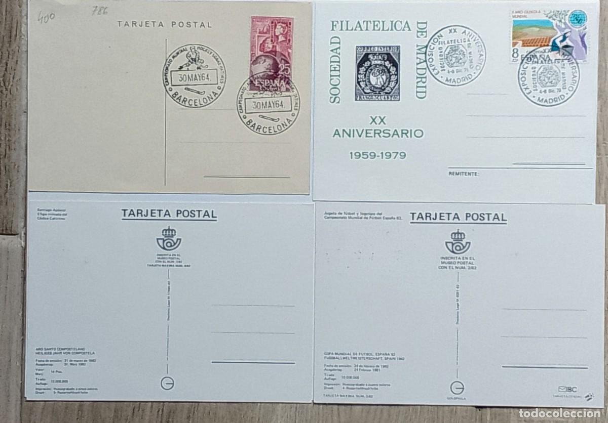 Sellos: TARJETAS POSTALES EXPOSICIONES FILAT&Eacute;LICAS - Foto 2