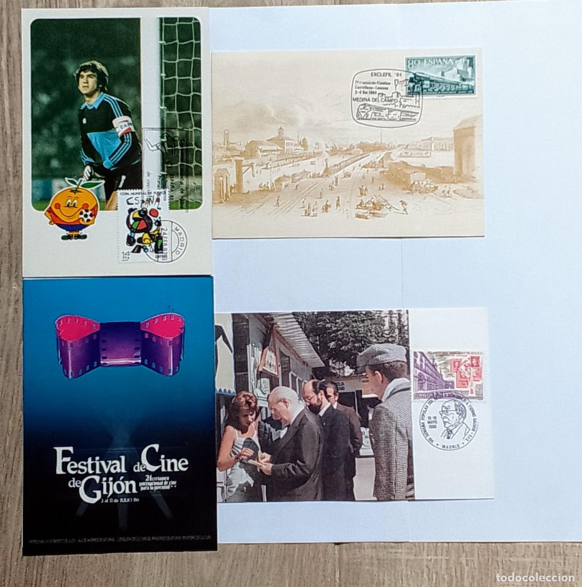 Sellos: TARJETAS POSTALES EXPOSICIONES FILAT&Eacute;LICAS - Foto 3