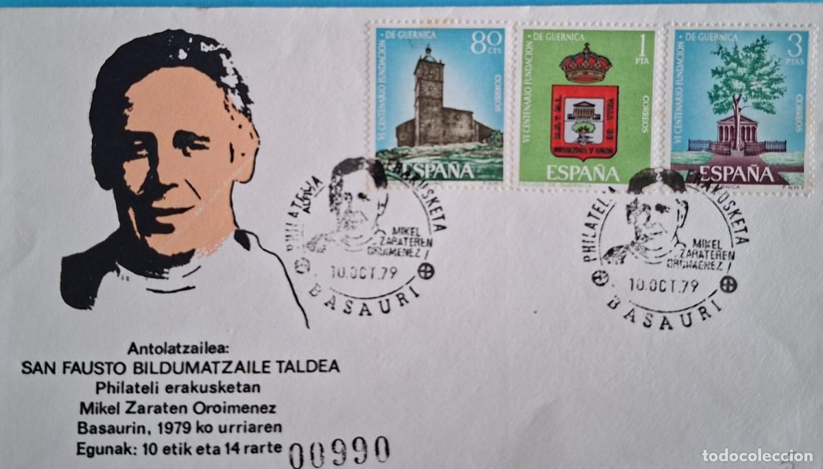 Sellos: Sobres conmemorativos, matasellados